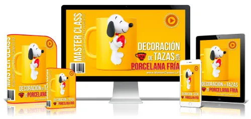 DECORACIÓN DE TAZAS CON PORCELANA FRÍA